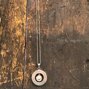 Sterling Silver Vintage Contemporary TAXCO pendant
